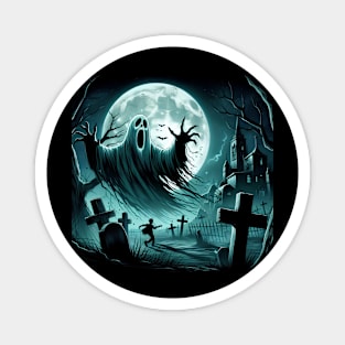 Haunted Graveyard - Ghost Rising Magnet